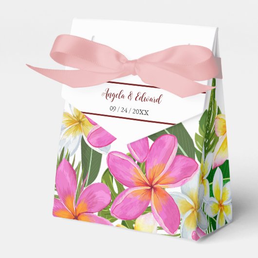 Tropische stekelstaafje met een trekpleister bedankdoosjes (Voorkant Zijde)