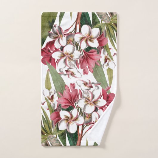 Tropische stekelstaaftoplaatjes bad handdoek (Handdoek)