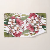 Tropische stekelstaaftoplaatjes bad handdoek (Handdoek)