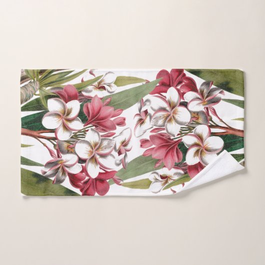 Tropische stekelstaaftoplaatjes bad handdoek (Handdoek)