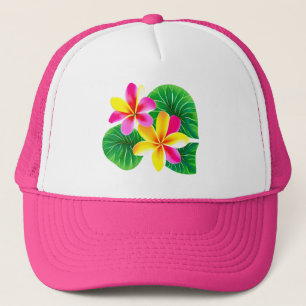 Tropische stekelstaartebloemen trucker pet