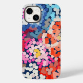 Tropische stekelstoot Abstracte bloemen Case-Mate iPhone Case (Achterkant)