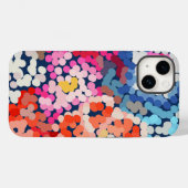 Tropische stekelstoot Abstracte bloemen Case-Mate iPhone Case (Achterkant (horizontaal))