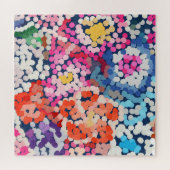 Tropische stekelstoot Abstracte bloemen Legpuzzel (Horizontaal)