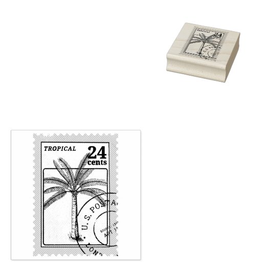  tropische stempel (Gestempeld)
