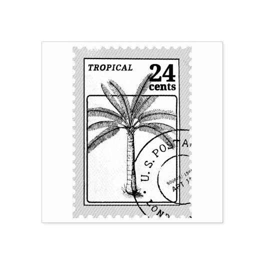  tropische stempel (Afrduk)