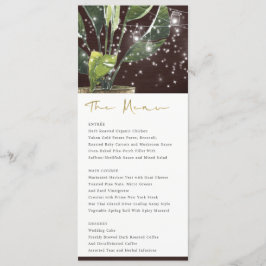 TROPISCHE STERRENNACHT MASON JAR WEDDING MENU