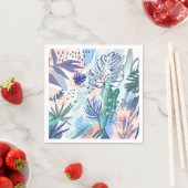 Tropische stijl bloemenpatroon servet (Insitu)