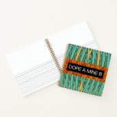 tropische stijl DOPE A MINE B spiraal notitieboek (Binnen)