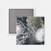 Tropische Stormen Blas en Celia Magneet (Voorkant / Achterkant)