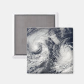 Tropische stormen Boris en Cristina Magneet (Voorkant / Achterkant)