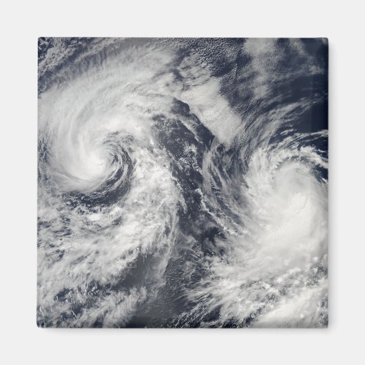 Tropische stormen Boris en Cristina Magneet (Voorkant)