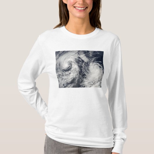 Tropische stormen Boris en Cristina T-shirt (Voorkant)