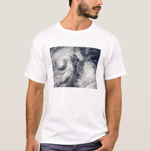 Tropische stormen Boris en Cristina T-shirt (Voorkant)