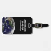 Tropische Stormen op aarde. Bagagelabel (Voorkant horizontaal)