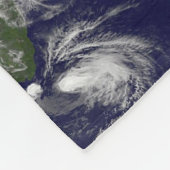 Tropische Stormen op aarde. Fleece Deken (Hoek)