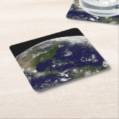 Tropische Stormen op aarde. Kartonnen Onderzetters (Schuin)