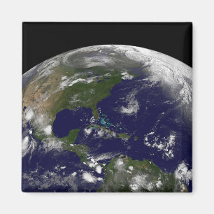 Tropische Stormen op aarde. Magneet