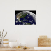 Tropische Stormen op aarde. Poster (Keuken)