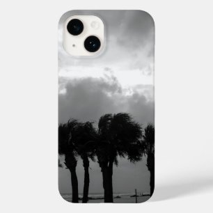 Tropische Stormy Skies Grayscale Hoesje-Mate iPhon Case-Mate iPhone 14 Hoesje
