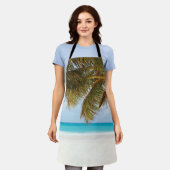 Tropische strand achtergrond schort (Gedragen)
