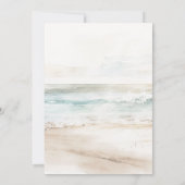 Tropische strand bloemenprotea we geëvolueerd kaart (Achterkant)