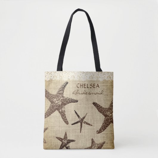 Tropische strand bruiloft partij gepersonaliseerd tote bag (Voorkant)