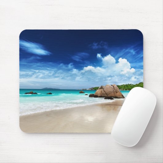 Tropische strand Muismat (Met muis)