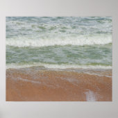 Tropische strand Ocean Waves Summer Sand Vacking Poster (Voorkant)