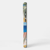 Tropische strand ontsnapping - gepersonaliseerde z iPhone hoesje (Linkerkant)