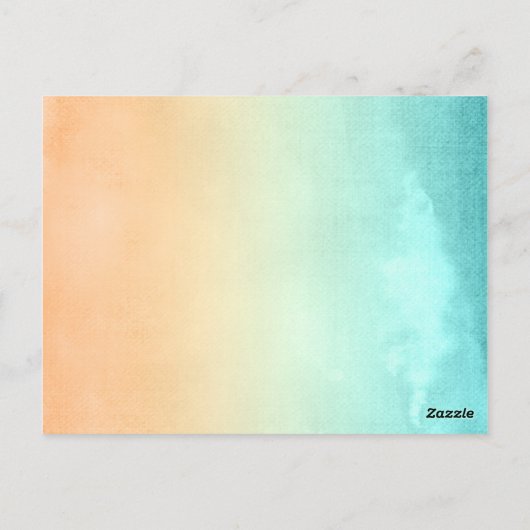 Tropische Strand Palm Tree Trouwtafel Nummer Briefkaart (Achterkant)