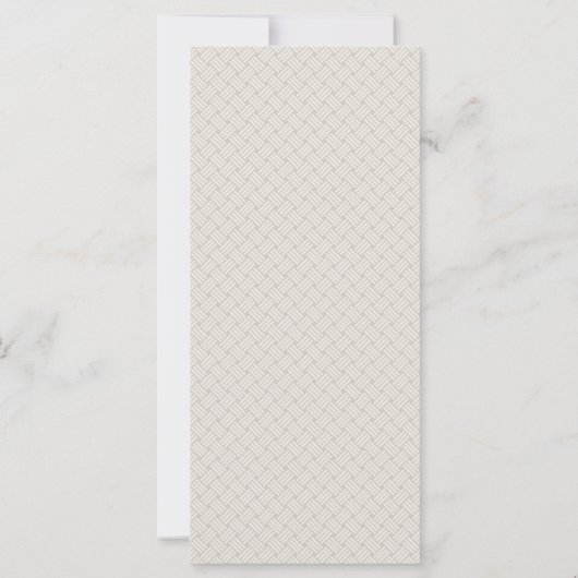 Tropische Strand Palm Wedding Menu (Achterkant)