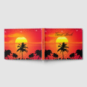 Tropische strand zonnepalmen Oceaan Gastenboek (Volledig)