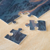 Tropische strand zonsondergang legpuzzel (Zijkant)