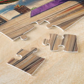 Tropische strandbar hangmat kunst legpuzzel (Zijkant)