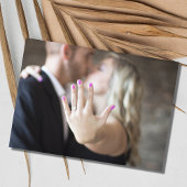 Tropische strandbestemming huwelijk save the date