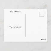 Tropische strandbestemming Nieuw adres Briefkaart (Achterkant)