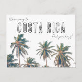 Tropische strandbestemming Weddenschap Opslaan dat Briefkaart (Voorkant)