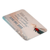 Tropische strandbestemming Weddenschap Opslaan dat Magneet (Rechterzijde)