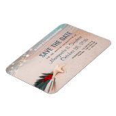 Tropische strandbestemming Weddenschap Opslaan dat Magneet (Linkerzijde)