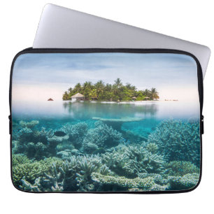 Tropische stranden   Ari Atoll Maldives Laptop Sleeve