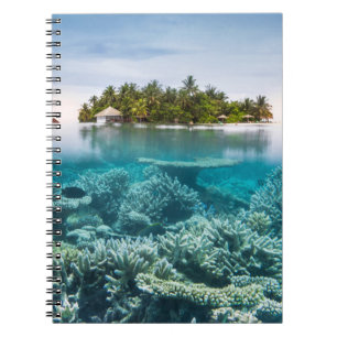 Tropische stranden   Ari Atoll Maldives Notitieboek