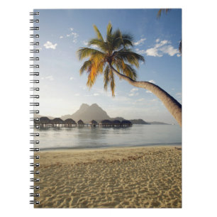 Tropische stranden   Beach Huts, Bora Bora Notitieboek