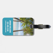 Tropische stranden | Boracay Filipijnen Bagagelabel (Achterkant horizontaal)