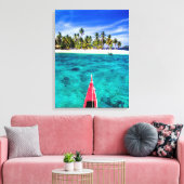 Tropische stranden | El Nido, Filipijnen, Palawan Canvas Afdruk (Insitu (Woonkamer))