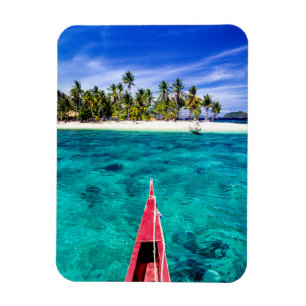Tropische stranden   El Nido, Filipijnen, Palawan Magneet