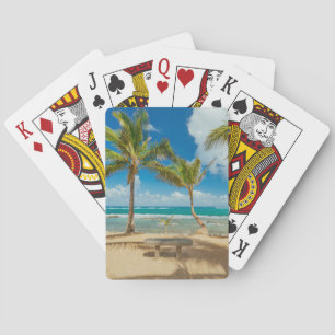 Tropische Stranden Kuau Cove Beach, Maui Hawaii Pokerkaarten