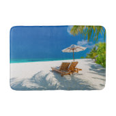 Tropische stranden | Lounge Chairs Beach, Bora Bor Badmat (Voorkant)