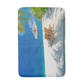 Tropische stranden | Lounge Chairs Beach, Bora Bor Badmat (Voorkant Verticaal)