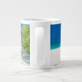 Tropische stranden | Lounge Chairs Beach, Bora Bor Grote Koffiekop (Achterkant)